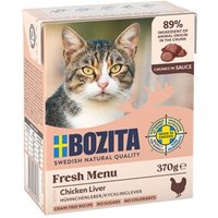 BOZITA Nassfutter Katze, Adult, Häppchen in Sauce Hühnchenleber 6x370 g BOZITA Nassfutter Katze, Adult, Häppchen in Sauce Hühnchenleber 6x370 g von BOZITA
