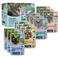 BOZITA Nassfutter Katze Häppchen in Sauce mit Fisch und Fleisch Multibox 12x85 g BOZITA Nassfutter Katze Häppchen in Sauce mit Fisch und Fleisch Multibox 12x85 g von BOZITA