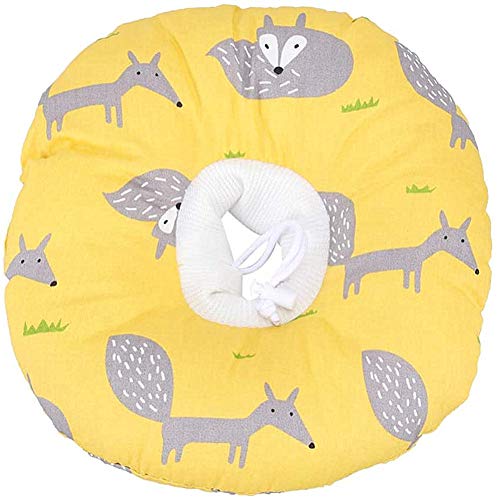 BOduShang Halskrause Katzen Schutzkragen Cat Recovery Collar Medizinische Halsbänder für Hunde Katzenkegel Hundekopfkegel Kegel für Hunde Yellow,31 von BOduShang