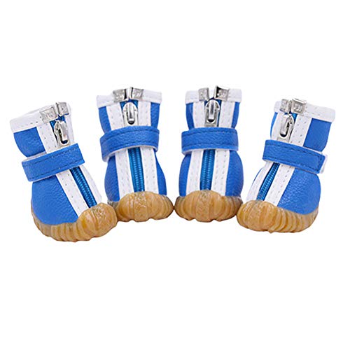 BOduShang Hundeschuhe rutschfest Hunde Schneeschuhe SchüTze Die Pfote Schneeschuhe FüR Hunde for Drinnen Draussen Spaziergang Mit Dem Hund Reise Spazieren Gehen Blue,#5 BOduShang Hundeschuhe rutschfest Hunde Schneeschuhe SchüTze Die Pfote Schneeschuhe FüR Hunde for Drinnen Draussen Spaziergang Mit Dem Hund Reise Spazieren Gehen Blue,#5 von BOduShang
