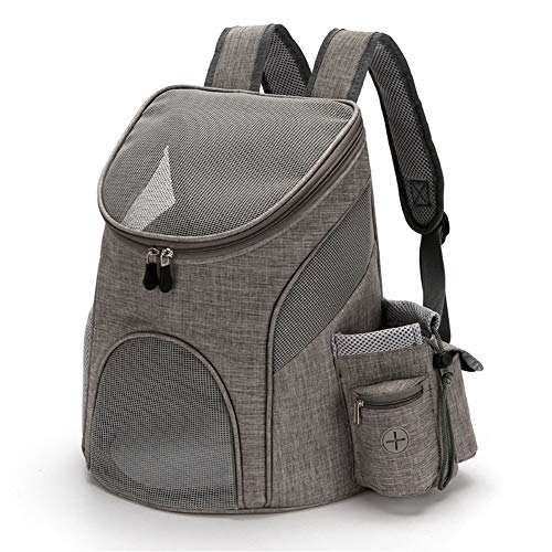 BOduShang Katzen Rucksack Tragbar Rucksack Hund Verstellbar Hunde Tragetaschen Atmungsaktive Katzenrucksack for Wandern Reise Camping Draussen Gehen Wagen Gray BOduShang Katzen Rucksack Tragbar Rucksack Hund Verstellbar Hunde Tragetaschen Atmungsaktive Katzenrucksack for Wandern Reise Camping Draussen Gehen Wagen Gray von BOduShang