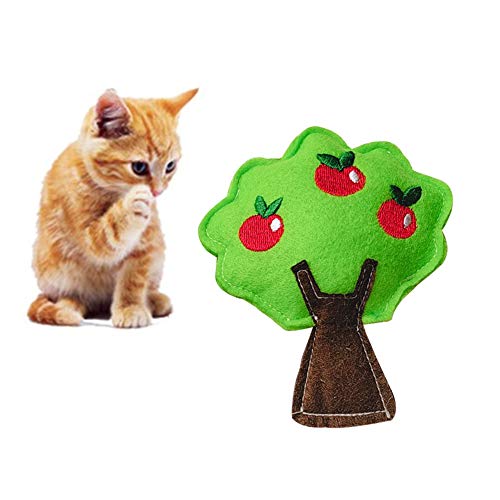 BOduShang Katzen Spielzeug Plüsch Spielzeug Katze Interaktives Cat Toys Lustiges Katzen Spielsachen for Kätzchen Und Katzen Haustiere Katzenübungen Corn von BOduShang