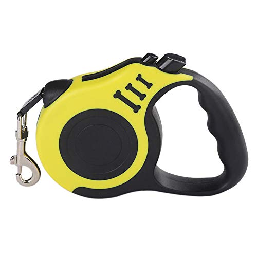 BOduShang Laufleine FüR Hunde Welpengeschirr GroßE Hunde Schleppleine FüR Kleine Hunde Hundegeschirr Welpen Lederleine Hund for Kleine Mittlere Und GroßE Hunde Yellow,5m BOduShang Laufleine FüR Hunde Welpengeschirr GroßE Hunde Schleppleine FüR Kleine Hunde Hundegeschirr Welpen Lederleine Hund for Kleine Mittlere Und GroßE Hunde Yellow,5m von BOduShang