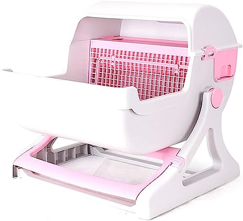 Automatische Katzentoilette Selbstreinigend mit Katzentoilette Großes Katzensieb,Pink von BPILOT