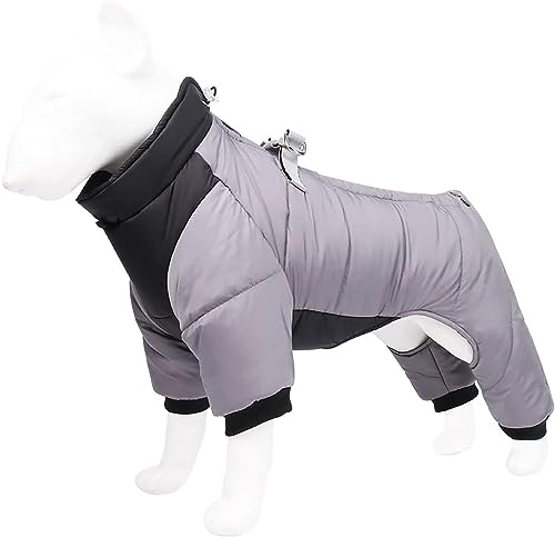 BPILOT Hundemantel Winter Warm Verdickend Hundejacke Hundejacke Kleine Hunde Mittlere Hunde Welpen Hundemantel Kleidung Für Haustiere,L,Grey von BPILOT