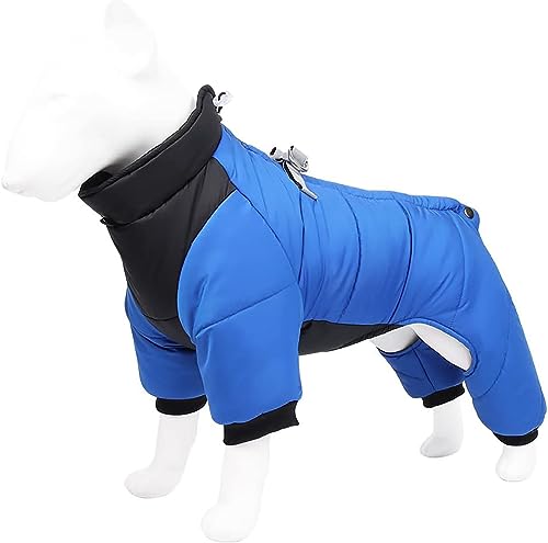 BPILOT Hundemantel Winter Warm Verdickend Hundejacke Hundejacke Kleine Hunde Mittlere Hunde Welpen Hundemantel Kleidung Für Haustiere,S,Blue von BPILOT