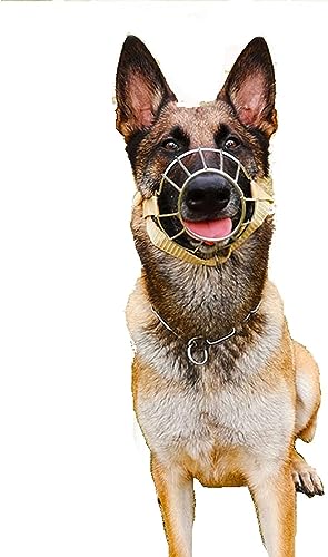 Maulkorb für Hunde Metall Maulkorb für Hunde Anti-Bellen Anti-Biss Anti-Bellen Atmungsaktiv Verstellbare Riemen Maulkorbkorb für Hunde Groß Mittel Klein,Sicher & Bequem,L/25-40kg,B Maulkorb für Hunde Metall Maulkorb für Hunde Anti-Bellen Anti-Biss Anti-Bellen Atmungsaktiv Verstellbare Riemen Maulkorbkorb für Hunde Groß Mittel Klein,Sicher & Bequem,L/25-40kg,B von BPILOT