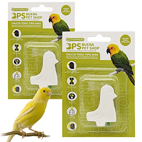 2X Calcium Block für Vögel natürliches Basisergänzungsmittel BPS-4129 * 2 von BPS BUENA PET SHOP