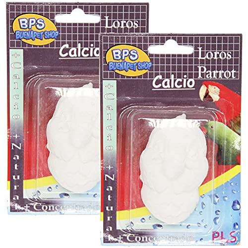 2X Calciumblock für Papageienvögel Natürliches Basisergänzungsmittel BPS-4130 * 2 von BPS BUENA PET SHOP