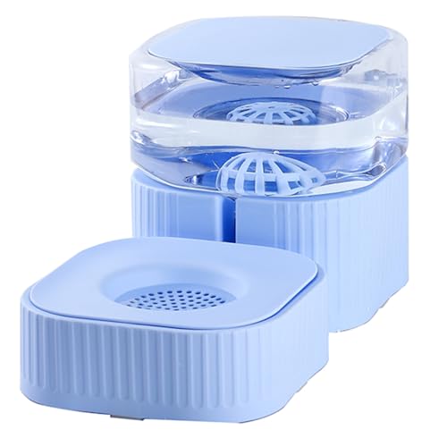 BPS BPS-8808AZ Automatische Tränke für Haustiere, Hund, Katzen, Wasserbrunnen mit Siphon-Design, auslaufsicherer Boden, abnehmbarer Napf und BPA-freie Materialien, 16,5 x 32,5 x 18,5 cm, Blau von BPS BUENA PET SHOP