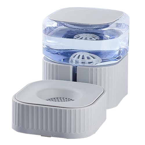 BPS BPS-8808GR Automatische Tränke für Haustiere, Hund, Katzen, Wasserbrunnen mit Siphon-Design, auslaufsicherer Boden, abnehmbarer Napf und BPA-freie Materialien, 16,5 x 32,5 x 18,5 cm, Grau BPS BPS-8808GR Automatische Tränke für Haustiere, Hund, Katzen, Wasserbrunnen mit Siphon-Design, auslaufsicherer Boden, abnehmbarer Napf und BPA-freie Materialien, 16,5 x 32,5 x 18,5 cm, Grau von BPS BUENA PET SHOP