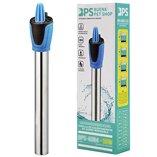 BPS Heizstab Unterwasser-Durchlauferhitzer für Aquarium 100W - 26,5 cm für Aquarium-Klebstoff BPS-6052 von BPS BUENA PET SHOP
