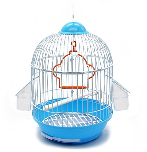 BPS-Vogelkäfig aus Metall mit Tränke, Springschaukel, verschiedene Farbmodelle, zufällige Auswahl BPS-Vogelkäfig aus Metall mit Tränke, Springschaukel, verschiedene Farbmodelle, zufällige Auswahl von BPS(R)