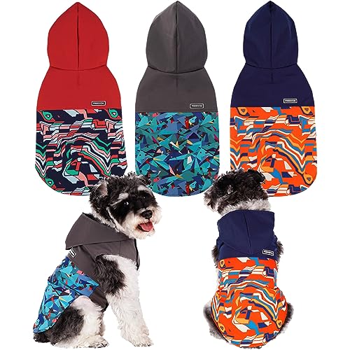 BPS Wasserdichte Regenjacke für Haustiere, Hunde, wasserdicht, mit Kapuze, Tasche für kleine mittelgroße und große Hunde, mit 100% Polyester Material (5XL, dekoratives Grau) BPS-16179GR von BPS BUENA PET SHOP