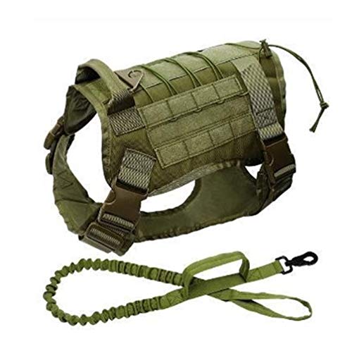 Taktisches Geschirr für Hunde, Militär, Militär, Geschirr für Hunde, Trainingsweste, Laufgeschirr für mittelgroße Hunde, Kampf Taktisches Geschirr für Hunde, Militär, Militär, Geschirr für Hunde, Trainingsweste, Laufgeschirr für mittelgroße Hunde, Kampf von BQWJJCP