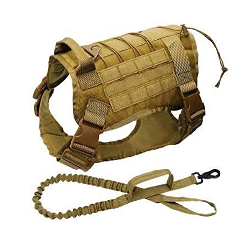 Taktisches Geschirr für Hunde, Militär, Militär, Geschirr für Hunde, Trainingsweste, Laufgeschirr für mittelgroße Hunde, Kampf Taktisches Geschirr für Hunde, Militär, Militär, Geschirr für Hunde, Trainingsweste, Laufgeschirr für mittelgroße Hunde, Kampf von BQWJJCP
