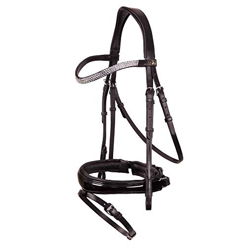 BR Trensenzaum Windermere schwarz/silber Warmblut BR Trensenzaum Windermere schwarz/silber Warmblut von BR