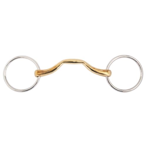 BR Wassertrense ungebrochen Soft Contact 14 mm Cuprigan Gold Einheitsgröße für Pferd BR Wassertrense ungebrochen Soft Contact 14 mm Cuprigan Gold Einheitsgröße für Pferd von BR