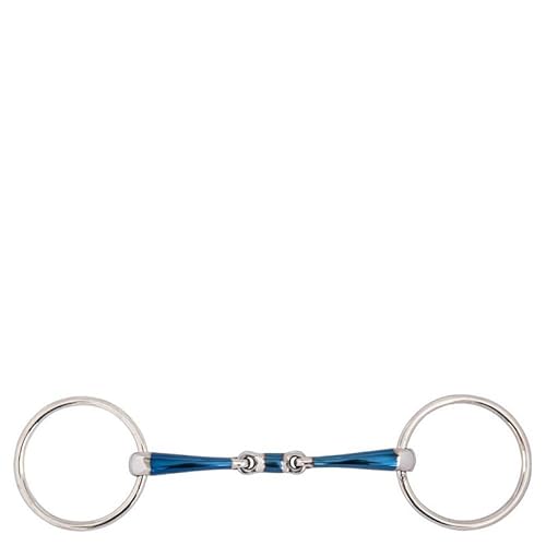 BR doppelt gebrochene Wassertrense Sweet Iron mit Sperrfunktion 14 mm von BR