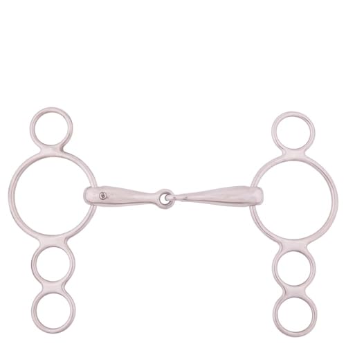 BR einfach gebrochene 4-Ringtrense 18 mm - Size 12.5 BR einfach gebrochene 4-Ringtrense 18 mm - Size 12.5 von BR