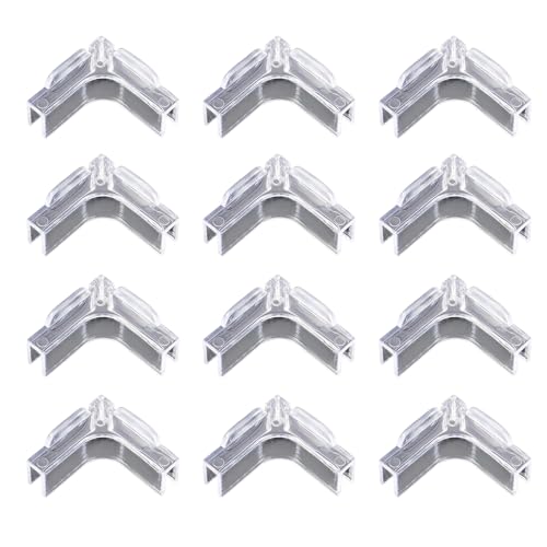 BRABOSTON 12 x transparente Eckabdeckungen für Aquarien mit 5/6/8 mm Gläsern, Anti-Schlag, reduziert das Risiko von Verletzungen, Stoßstangen, Möbelecken und Kanten, Stoßstangen BRABOSTON 12 x transparente Eckabdeckungen für Aquarien mit 5/6/8 mm Gläsern, Anti-Schlag, reduziert das Risiko von Verletzungen, Stoßstangen, Möbelecken und Kanten, Stoßstangen von BRABOSTON