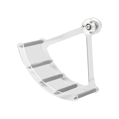 Multifunktionale kaufeste Metallstange für Papageien, Käfig-Spielzeug, Käfighalterung, Schaukelbett für Stressabbau und Spielen, leises Papageienspielzeug für Vögel von BRABOSTON