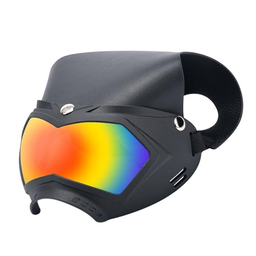 Pet Shades Hundebrille für schwere Schneeregion mit verstellbarem Riemen, leicht zu tragen, für Sport, Reisen, Haustierbrille von BRABOSTON