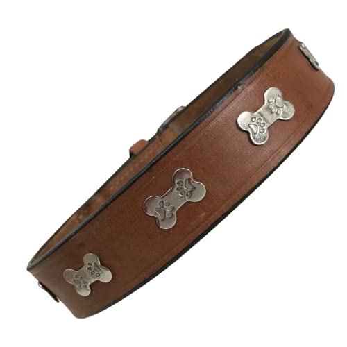 BRADLEY CROMPTON Echtleder Designer Hundehalsband S von BRADLEY CROMPTON