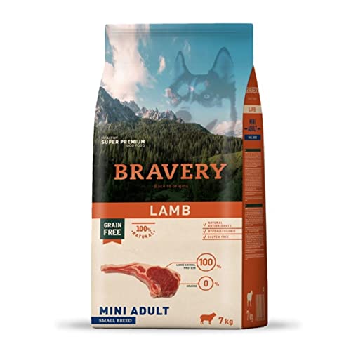 BRAVERY Trockenfutter Lamm für Hunde, 7 kg, Größe S BRAVERY Trockenfutter Lamm für Hunde, 7 kg, Größe S von BRAVERY