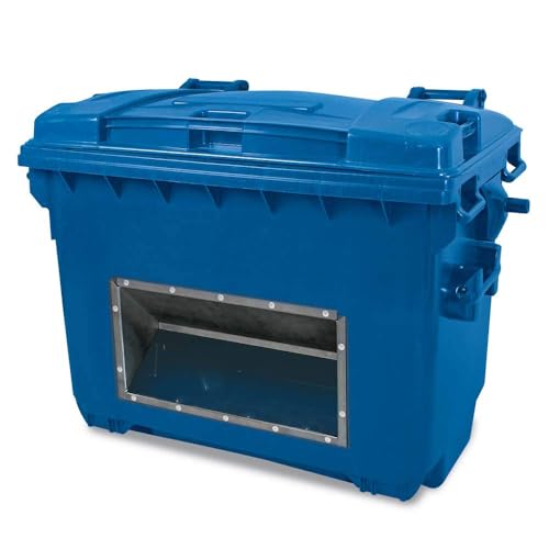 Streugutbehälter mit Entnahmeöffnung, BxTxH 1360 x 765 x 1000 mm, Inhalt 660 Liter (Blau) von BRB