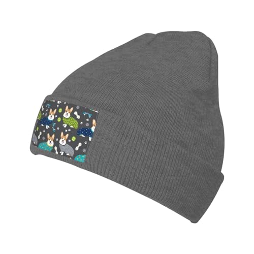 BREAUX Strickmütze aus Wolle mit frischem Obst und Wassermelonen-Druck, warm, weich, Tragen Sie Corgi Dogs Kleidung, One size BREAUX Strickmütze aus Wolle mit frischem Obst und Wassermelonen-Druck, warm, weich, Tragen Sie Corgi Dogs Kleidung, One size von BREAUX