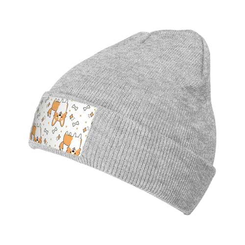 BREAUX Strickmütze mit Hundeaufdruck, warmes und modisches Accessoire, passend für Outdoor-Aktivitäten BREAUX Strickmütze mit Hundeaufdruck, warmes und modisches Accessoire, passend für Outdoor-Aktivitäten von BREAUX