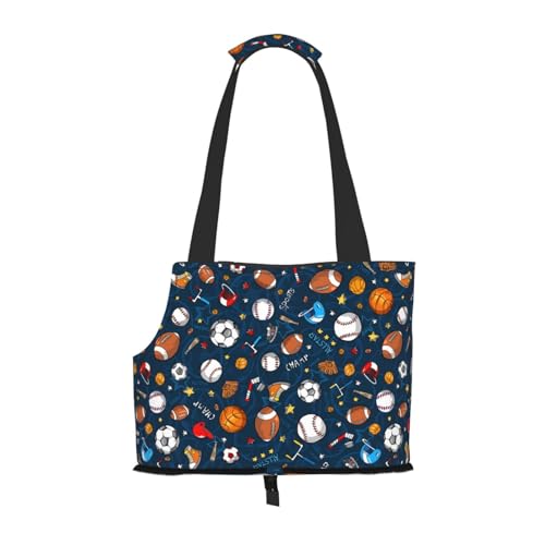 Tragbare Schultertasche für Baseball, Basketball, Fußball, Hockey, 34 x 15 x 26 cm. von BREAUX