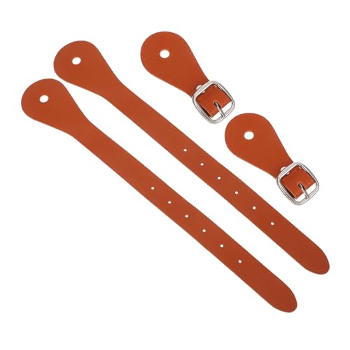 BRIGHTFUFU 1 Paar Einzelne Sporenriemen Für Cowboy-Herren- Und Damenstiefel, Ausrüstung, Pu-Leder, Handgefertigt, Western-sporenriemen, Zubehör BRIGHTFUFU 1 Paar Einzelne Sporenriemen Für Cowboy-Herren- Und Damenstiefel, Ausrüstung, Pu-Leder, Handgefertigt, Western-sporenriemen, Zubehör von BRIGHTFUFU