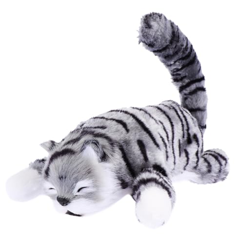 BRIGHTFUFU 1Stück Elektrische Plüsch Katzenpuppe Bewegliches Katzenspielzeug ohne Batterie Süßes Plüschtier für Realistische Simulation BRIGHTFUFU 1Stück Elektrische Plüsch Katzenpuppe Bewegliches Katzenspielzeug ohne Batterie Süßes Plüschtier für Realistische Simulation von BRIGHTFUFU