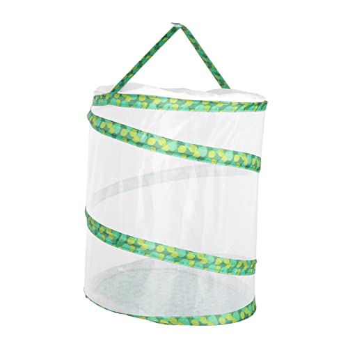 BRIGHTFUFU Insekten-Terrarium Netz Insektenbehälter Behälter Für Insektenzucht Tragbarer Käfig Zuchtkäfig Atmungsaktiver Schmetterlingskäfig Käfig Für Green Polyestertuch von BRIGHTFUFU