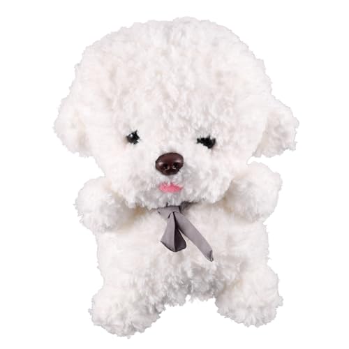 BRIGHTFUFU Plüsch Hundespielzeug Niedlicher Plüschhund Weiches Kuscheltier Für Welpen Als Zu Weihnachten Oder Geburtstagen Hochwertige Verarbeitung Und Angenehmes Material von BRIGHTFUFU