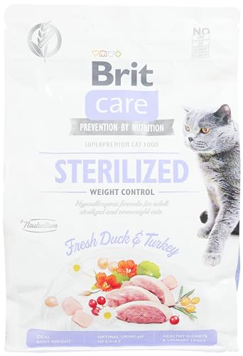 BRIT Care Grain Free Sterilized Weight Control mit Ente und Pute 2kg von Brit