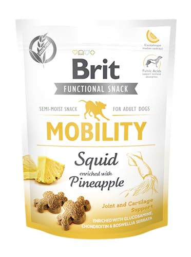 Brit Care Functional Snack Mobility Squid Kalmary Ananas 150g von Brit
