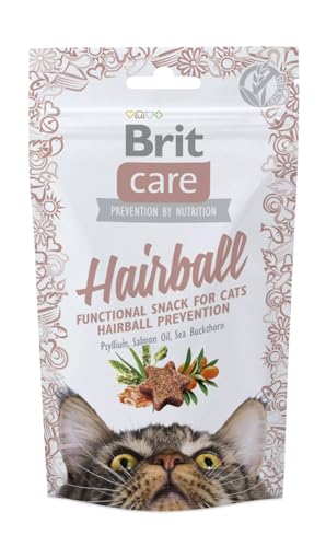 Vafo Praha s.r.o. BRIT Care Cat Snack 50 g Hairball / 12 von Brit