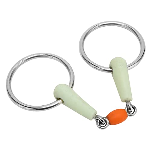 BROLEO Pferdemundtrense, leicht zu kontrollieren, mit Gummi umwickelt, stabiler Geschmack, bequemer Edelstahl für das Training BROLEO Pferdemundtrense, leicht zu kontrollieren, mit Gummi umwickelt, stabiler Geschmack, bequemer Edelstahl für das Training von BROLEO