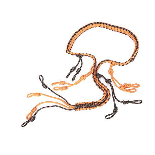 Geflochtenes Jagdhalsband, Jagd-Entenschnur, Langlebig für die Jagd Im Freien (orange Tarnung) von BROLEO