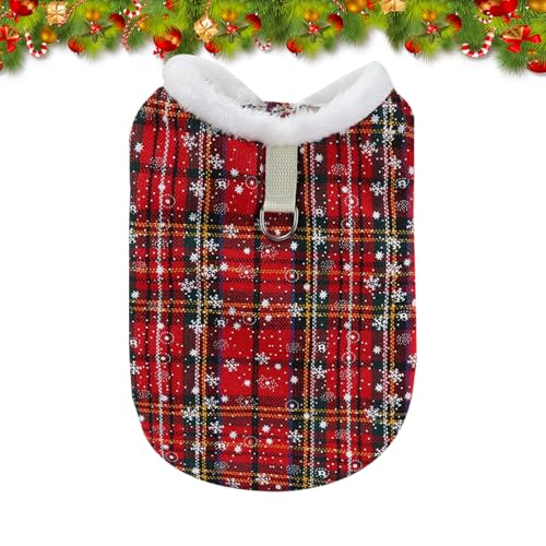 BRTNUP Weihnachtspullover für Hunde, Winter Warmer Hunde Weihnachtspullover, Hundepullover Weihnachten, Haustier Winter Pullover Weste Schneeflocke Muster Kleine Mittlere Hunde BRTNUP Weihnachtspullover für Hunde, Winter Warmer Hunde Weihnachtspullover, Hundepullover Weihnachten, Haustier Winter Pullover Weste Schneeflocke Muster Kleine Mittlere Hunde von BRTNUP