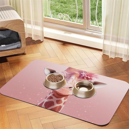 Hundefuttermatte, saugfähige Futtermatte für Futter- und Wassernäpfe, rutschfeste Platzierunterlage für Böden, wasserdicht, schnell trocknend, Wasserspendermatte für Hunde, Welpen, Katzen, 40,6 x 61 Hundefuttermatte, saugfähige Futtermatte für Futter- und Wassernäpfe, rutschfeste Platzierunterlage für Böden, wasserdicht, schnell trocknend, Wasserspendermatte für Hunde, Welpen, Katzen, 40,6 x 61 von BSCKKDMN