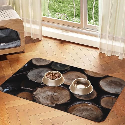 Hundefuttermatte, saugfähige Futtermatte für Futter- und Wassernäpfe, rutschfeste Platzierunterlage für Böden, wasserdicht, schnell trocknend, Wasserspendermatte für Hunde, Welpen, Katzen, 40,6 x 61 Hundefuttermatte, saugfähige Futtermatte für Futter- und Wassernäpfe, rutschfeste Platzierunterlage für Böden, wasserdicht, schnell trocknend, Wasserspendermatte für Hunde, Welpen, Katzen, 40,6 x 61 von BSCKKDMN