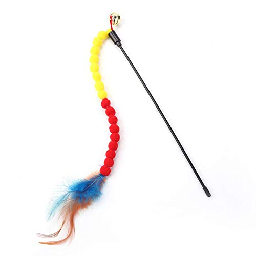 BSDIHRIWEJFHSIE 1PC 5Pcs Cat Toys Weiche Bunte Cat Feather Bell Rod Spielzeug für Cat Kitten Lustiges Spielen Interaktives Spielzeug Pet Cat Supplies-L 28cm 1pc, Frankreich BSDIHRIWEJFHSIE 1PC 5Pcs Cat Toys Weiche Bunte Cat Feather Bell Rod Spielzeug für Cat Kitten Lustiges Spielen Interaktives Spielzeug Pet Cat Supplies-L 28cm 1pc, Frankreich von BSDIHRIWEJFHSIE