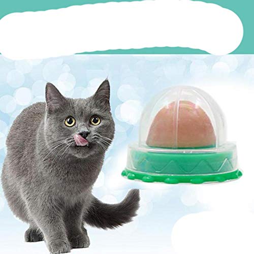 BSDIHRIWEJFHSIE 1PC Cat Snacks Gesunde Süßigkeiten lecken Energieball Kätzchen Katzenspielzeug Cat Keep Pet Supplies Zubehör-1PCS, USA von BSDIHRIWEJFHSIE