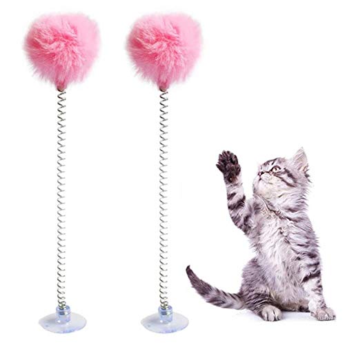 BSDIHRIWEJFHSIE 2Pcs / Set Cat Teaser Zauberstab Plüsch Ball Bell Dekor Frühling Saugnapf Cat Wand Cat Interaktives Spielzeug Haustierbedarf Cat Favor-2,2pcs BSDIHRIWEJFHSIE 2Pcs / Set Cat Teaser Zauberstab Plüsch Ball Bell Dekor Frühling Saugnapf Cat Wand Cat Interaktives Spielzeug Haustierbedarf Cat Favor-2,2pcs von BSDIHRIWEJFHSIE