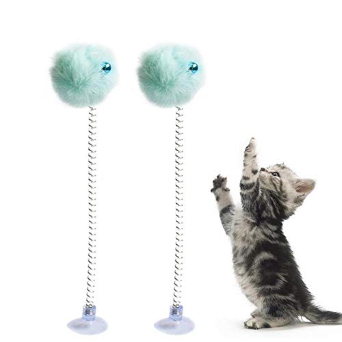 BSDIHRIWEJFHSIE 2Pcs / Set Cat Teaser Zauberstab Plüsch Ball Bell Dekor Frühling Saugnapf Cat Wand Cat Interaktives Spielzeug Haustierbedarf Cat Favor-3,2pcs BSDIHRIWEJFHSIE 2Pcs / Set Cat Teaser Zauberstab Plüsch Ball Bell Dekor Frühling Saugnapf Cat Wand Cat Interaktives Spielzeug Haustierbedarf Cat Favor-3,2pcs von BSDIHRIWEJFHSIE