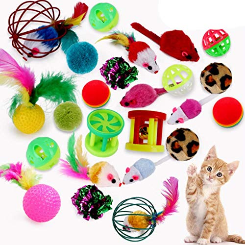 BSDIHRIWEJFHSIE Haustiere Katze Spielzeug Maus Form Bälle Formen Kätzchen Liebe Haustier Spielzeug 20 / 24pcs / Set Cat Stick Mauszubehör Wert Bundle-24pcs BSDIHRIWEJFHSIE Haustiere Katze Spielzeug Maus Form Bälle Formen Kätzchen Liebe Haustier Spielzeug 20 / 24pcs / Set Cat Stick Mauszubehör Wert Bundle-24pcs von BSDIHRIWEJFHSIE